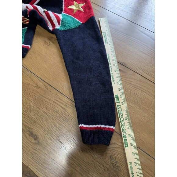 Essential Elements Women Sz Small Cardigan Sweater Knit Embroidered Long Sleeve - Picture 6 of 10